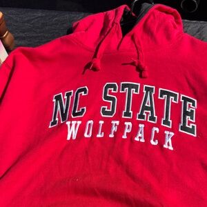 Stadium Athletics NC StateRed and Black Pullover Hoodie